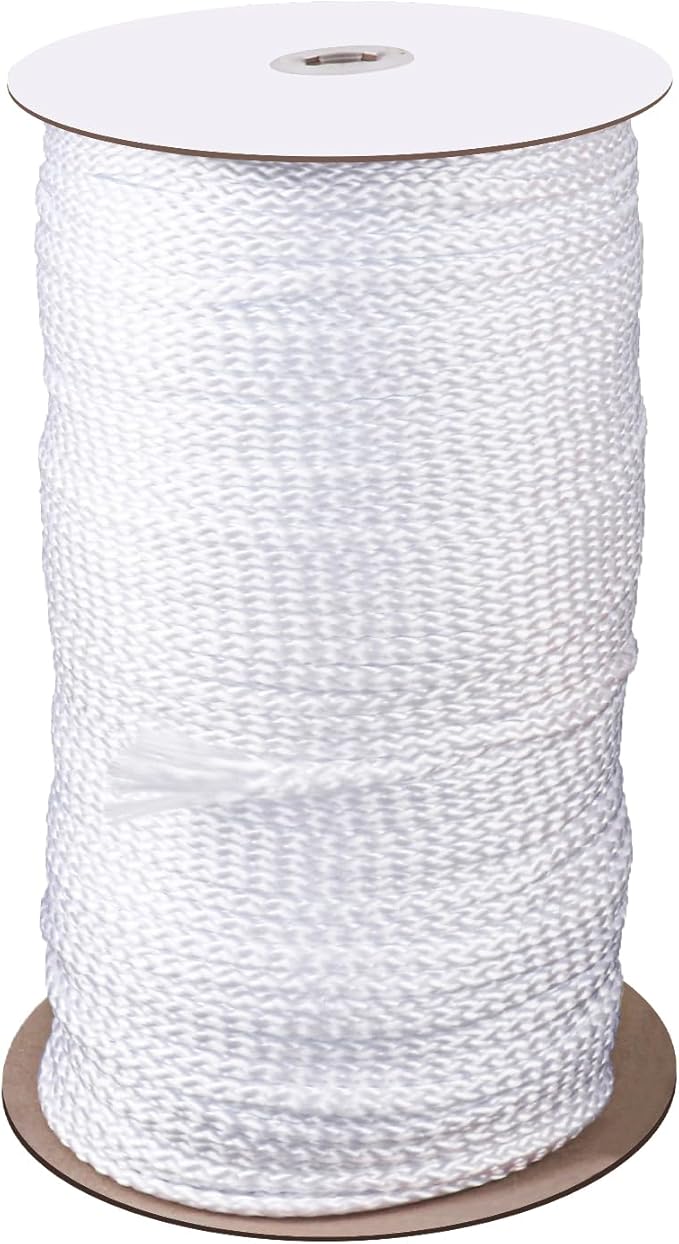 1/4 Inch White Polyester Rope by IHDYPPEW