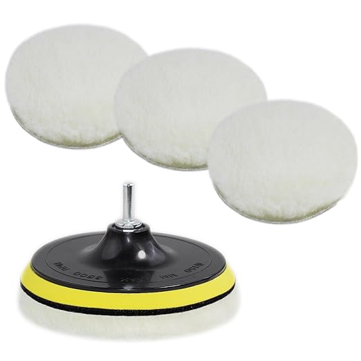 Car Foam Polishing Buffing Kit, Polishing Buffing Pads, Wool Pads, Polishing & by TuhooMall