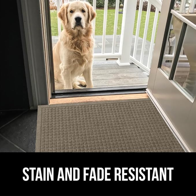 GORILLA GRIP Front Door Mat, Indoor Outdoor Ultra Absorbent HydroAbsorb Doormat - Image 9