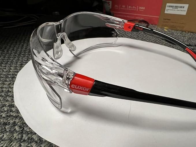 Red Frame Safety Glasses Goggles - Image 8