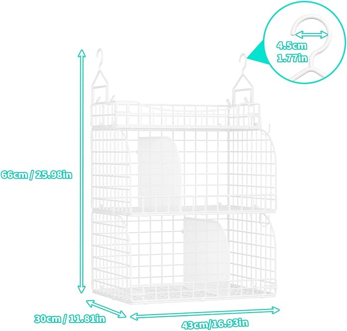 HapiRm Hanging Closet Organizer Storage - Image 3