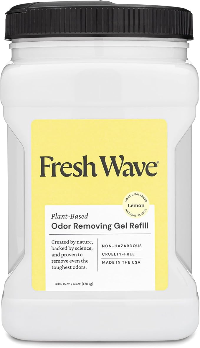 Fresh Wave Lemon Odor Removing Gel Refill, 63 oz. by FreshWave
