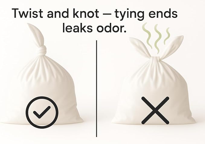 BOS Odor-Sealing Kitchen, Home & Food Small Trash Bags - Image 6
