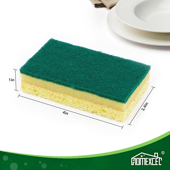 HOMEXCEL Sponges Kitchen 24pcs, Heavy Duty Sponges - Image 4