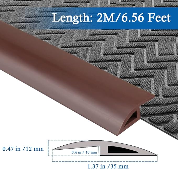 Floor Transition Strip Self Adhesive Carpet & Flooring Transitions Edging Trim - Image 2