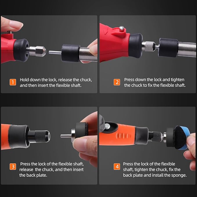 Mini Buffing Polishing Pads, Cordless Electric Drill, Polisher Tool - Image 4