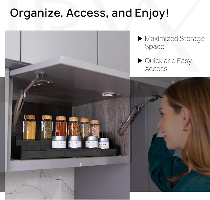Ibyx Premium 3-Tier Spice Rack Organizer - Image 4