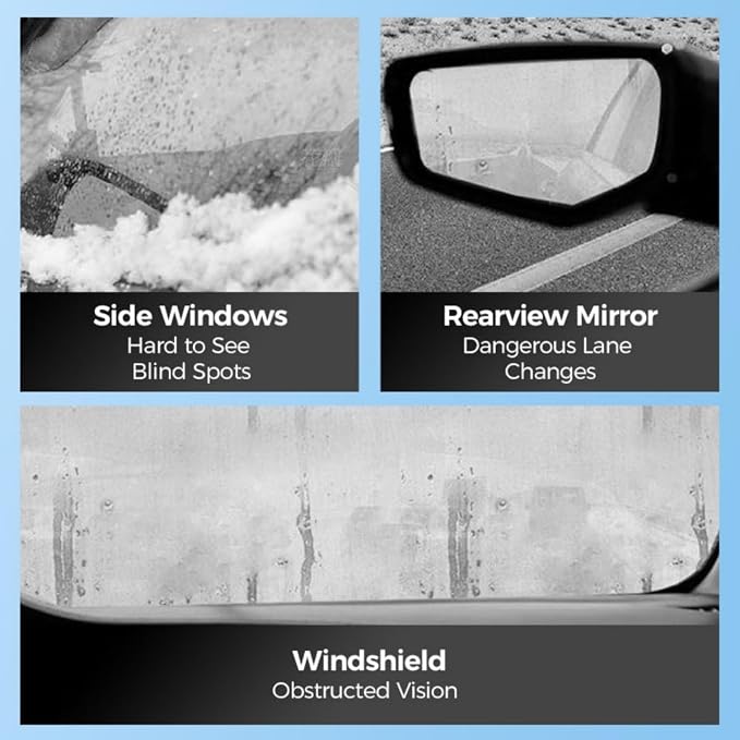 Micromolecular Anti-Fog Coating Wiper–Keeps Your Windshield Clear & Fog - Image 2