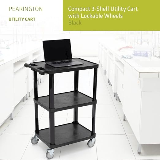 Pearington 3-Tier Compact Multi-Purpose Plastic Utility Cart - Image 9