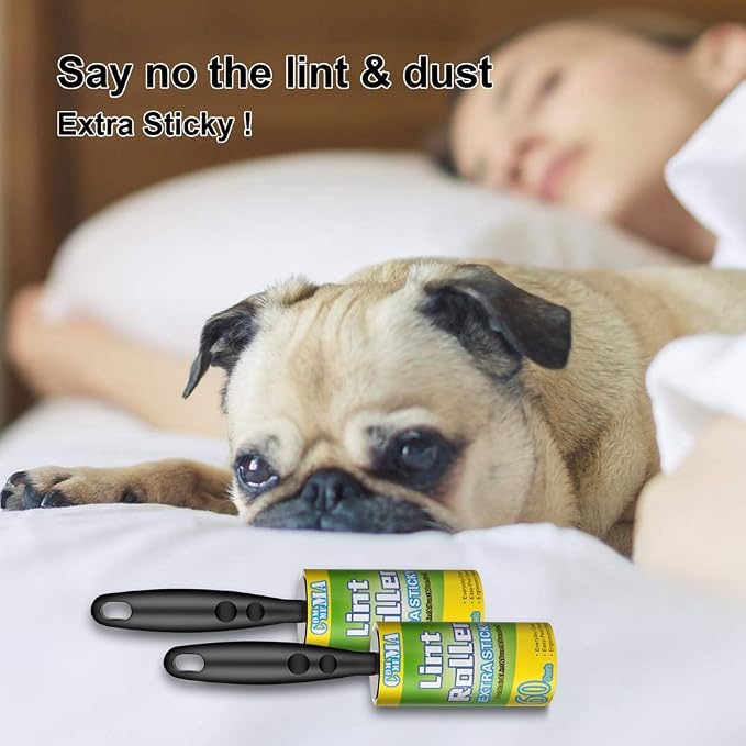 Lint Rollers for Pet Hair Extra Sticky, Pet Hair Remover Set Brush for Dog & - Image 7