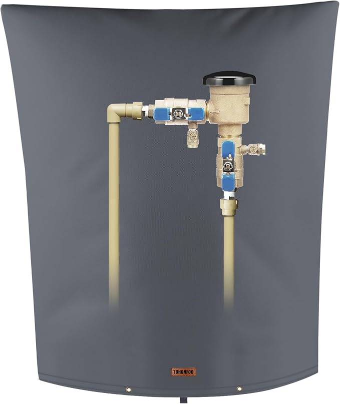 TOHONFOO Backflow Preventer Pipe Insulation Cover by TOHONFOO