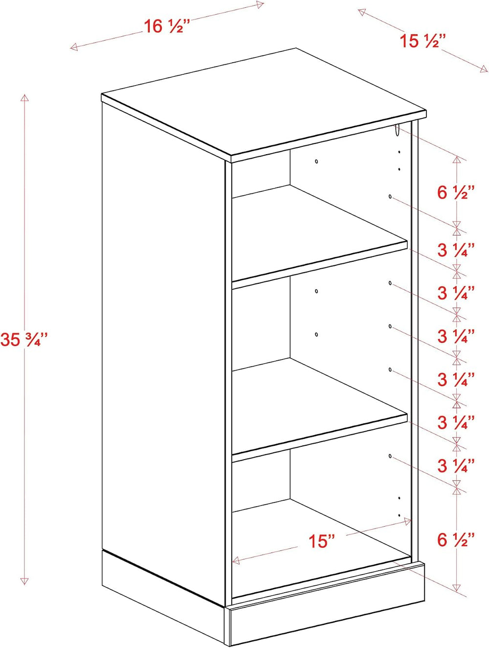 Palace Imports 100% Solid Wood Bathroom Cabinet, Frosted Door, Black, 16.5&qu...