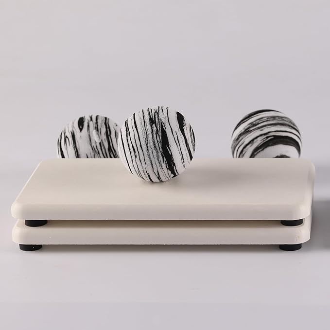 2 Pcs Water Absorbing Stone Trays, Kitchen/Bathroom Sink Soap Dish, Diatomite - Image 2