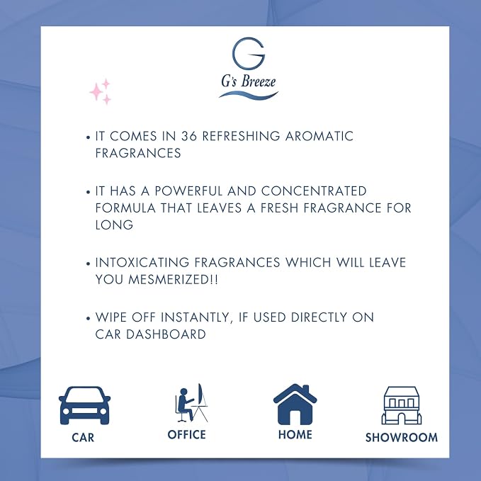 G's Breeze New Car Diffuser Oil Refill - Image 9