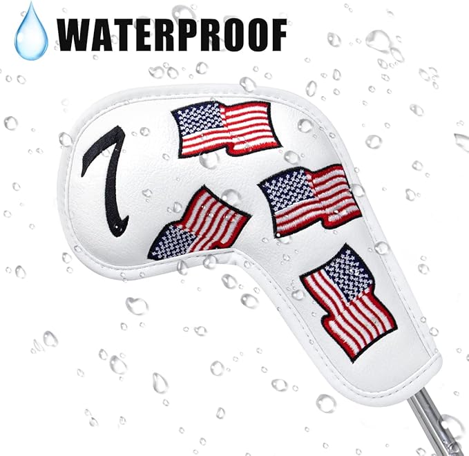 US Flag Golf Iron Covers Headcovers - Image 6