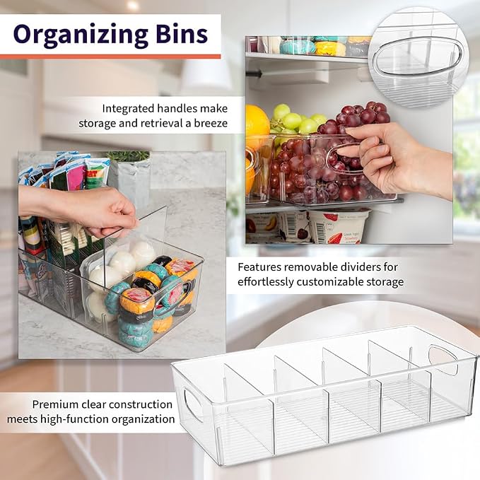 ClearSpace Plastic Pantry Organization and Storage Bins