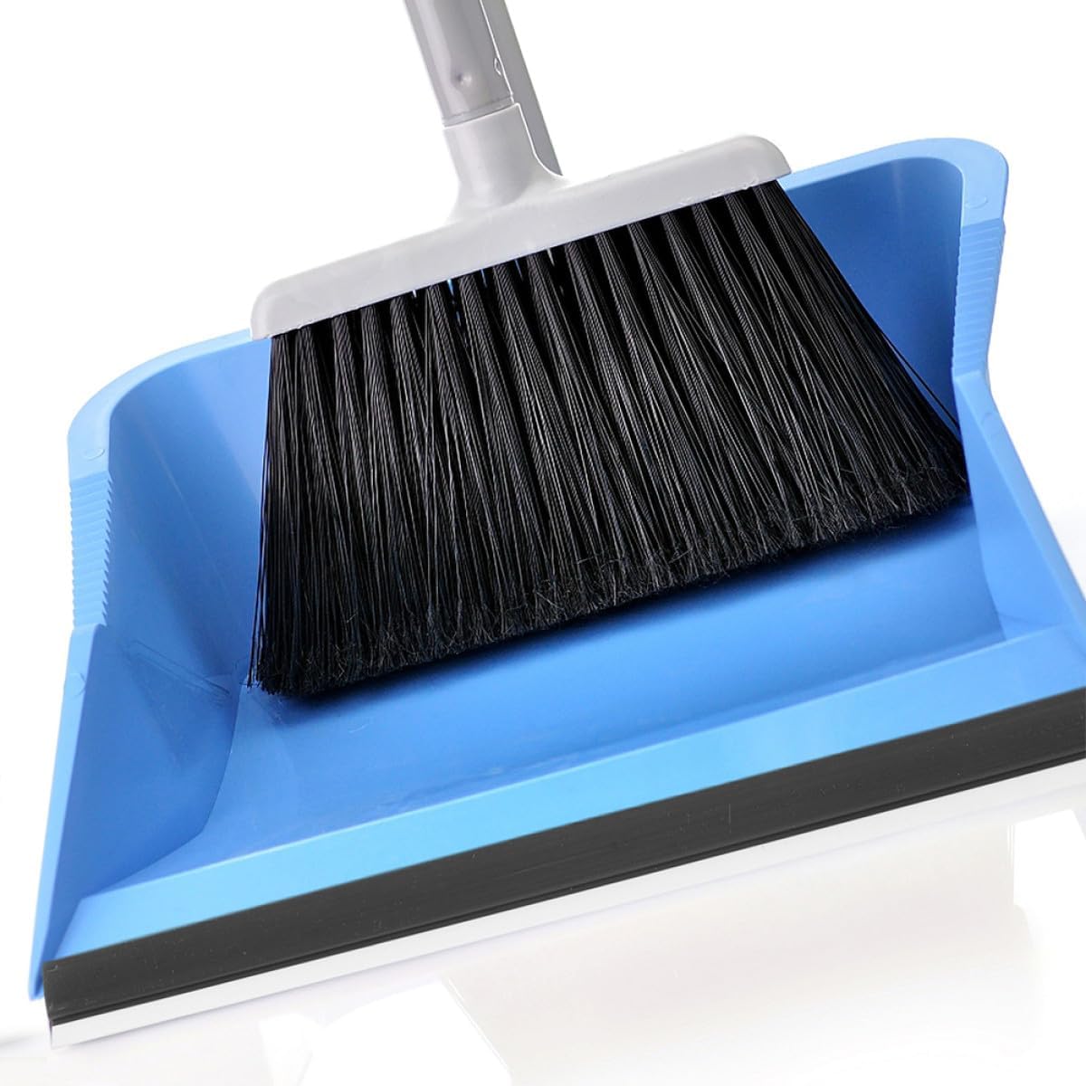 Angoily 8pcs Dustpan Strip Replacement Rubber Lip Edge 26cm Soft Black Dustpan Part for Commercial and Home Cleaning Accessories