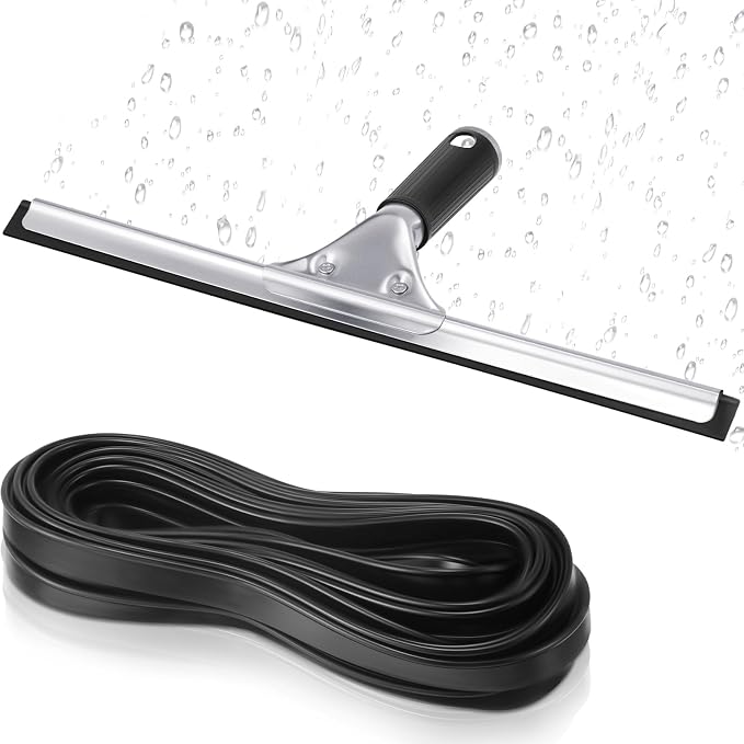 Frienda 50ft Squeegee Rubber Replacement Windows Silicone Blade Black Squeegee by Frienda