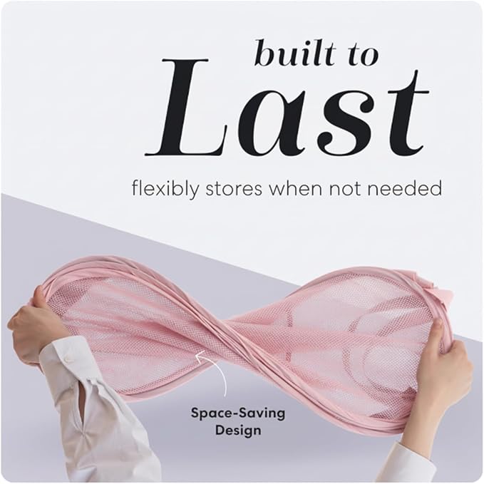Handy Laundry Collapsible Mesh Pop Up Hamper - Image 4
