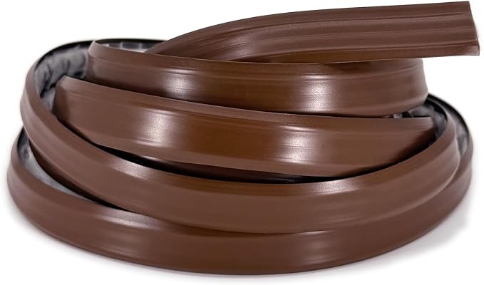 InstaTrim The Original Flexible Trim -10ft Dark Brown 3/4" Wide Caulk Tape by InstaTrim