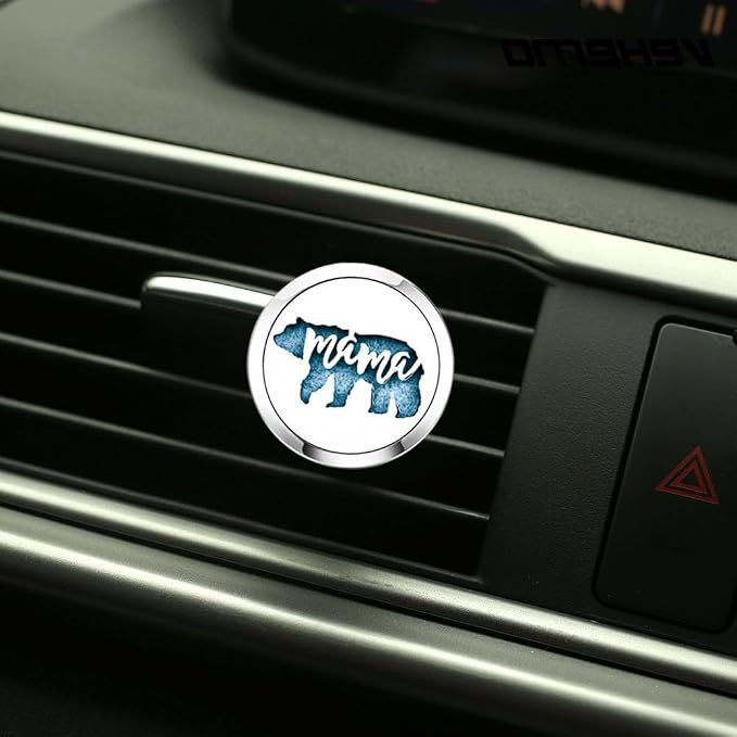 30mm Mama Bear Car Diffuser Vent Clip Essential Oil Aromatherapy Air Freshener - Image 4