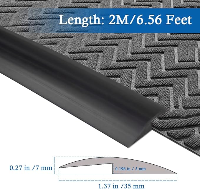 Floor Transition Strip Self Adhesive Carpet & Flooring Transitions Edging Trim - Image 2