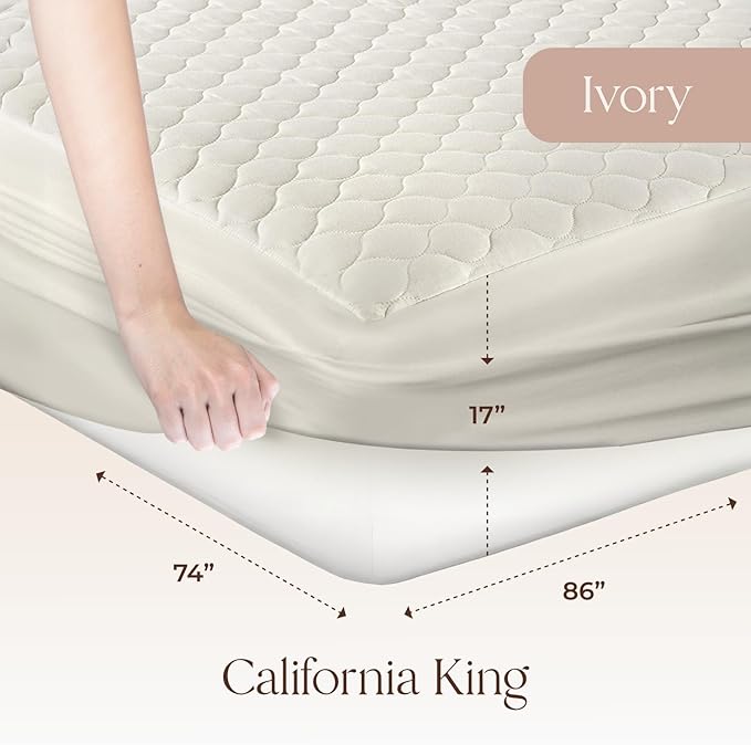 100% Cotton Organic Mattress Pad - Image 2