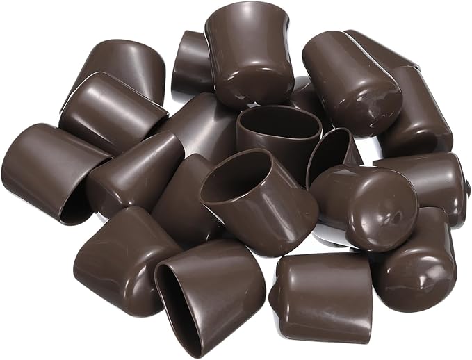 uxcell 20pcs Rubber End Caps 22mm ID Vinyl Round Tube Bolt Cap Cover Screw - Image 4