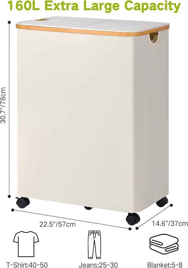 efluky Double Laundry Hamper - Image 6