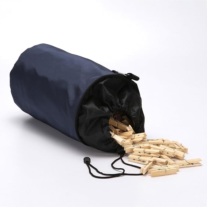Clothespins Bag Hanging Clothesline Peg Organizer Storage Bags, Dust-proof - Image 2