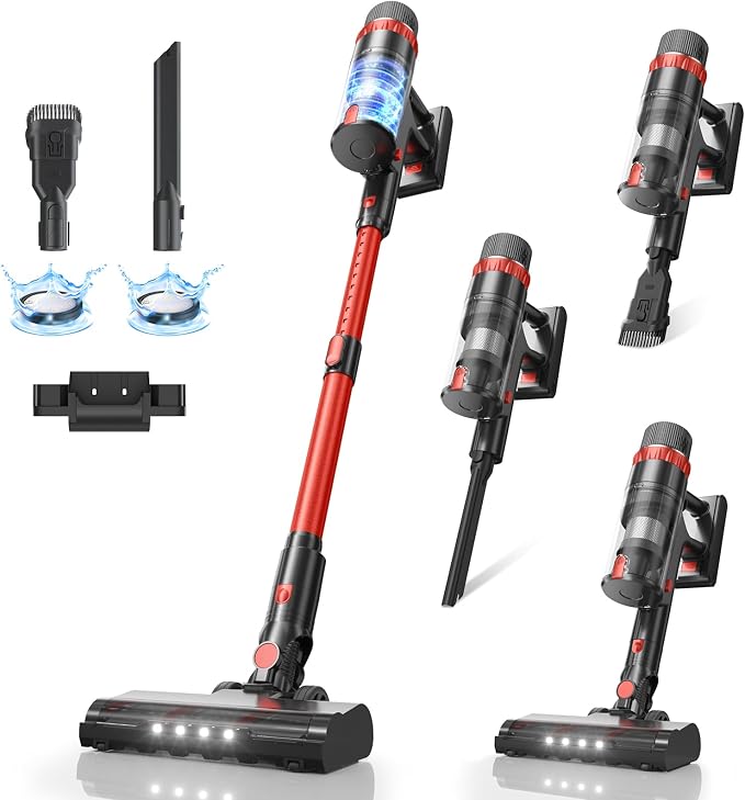 Cordless Vacuum Cleaner, 530W/45Kpa/70Mins Vacuum Cleaners by Unknown