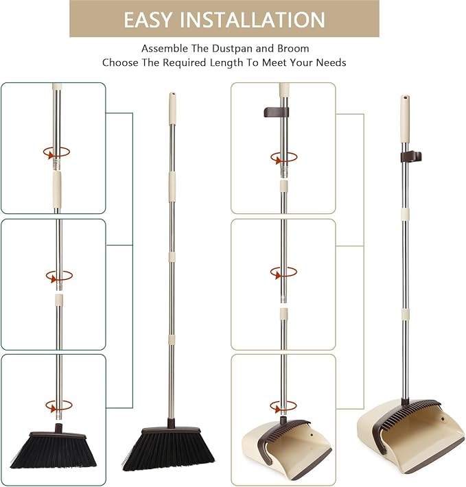 Broom and Dustpan Set, Dustpans - Image 6