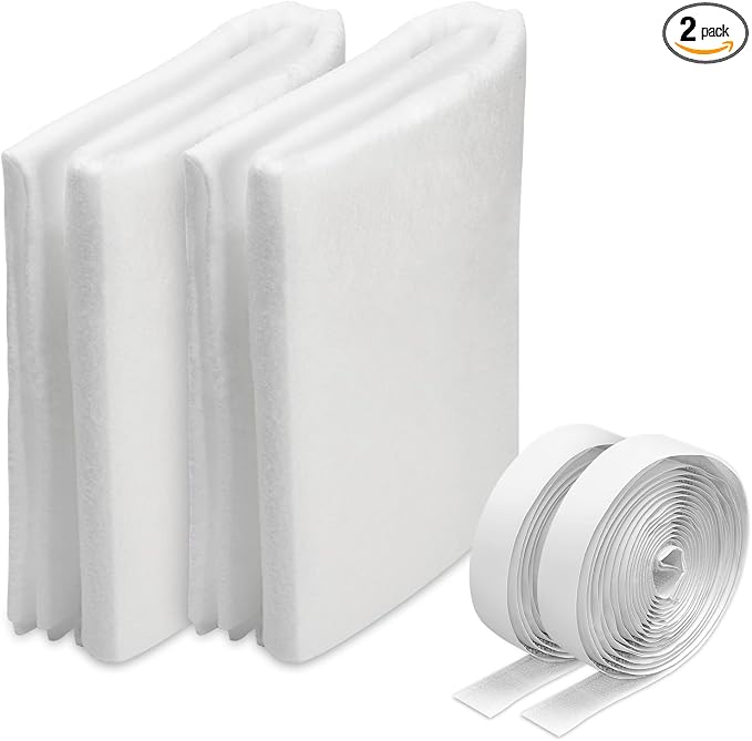 UCINNOVATE MERV 13 Filter Media 20"x90", 2 Pack 12.5 Ft² Cut to Fit by UCINNOVATE