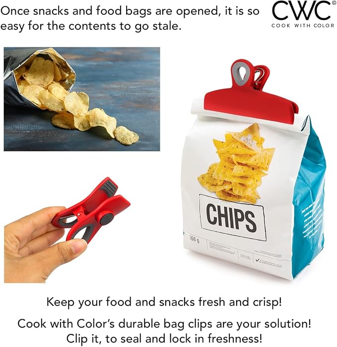 COOK WITH COLOR Bag Clips - Image 3