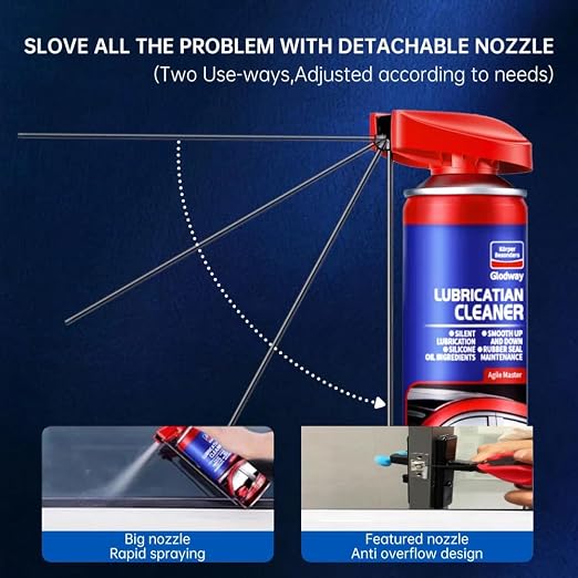 Glodway Specialist Silicone Lubricant Spary, Garage Door Lubricant Oil - Image 5