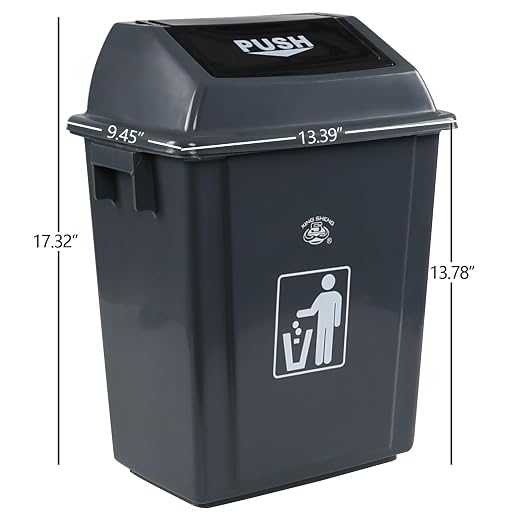 4 Packs 6 Gallon Small Garbage Bin - Image 2