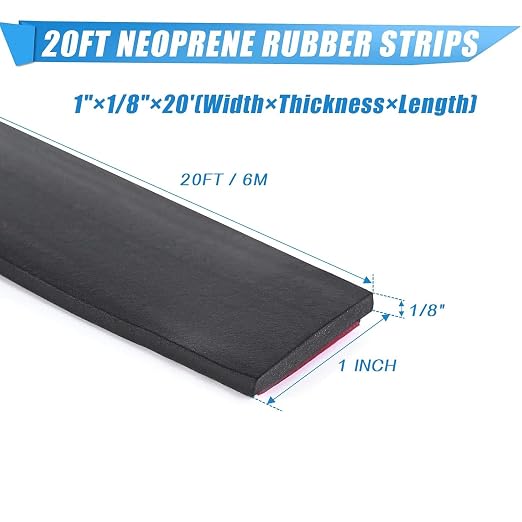 Adhesive Rubber Strips Neoprene Rubber Sheets, Rolls & Strips - Image 2