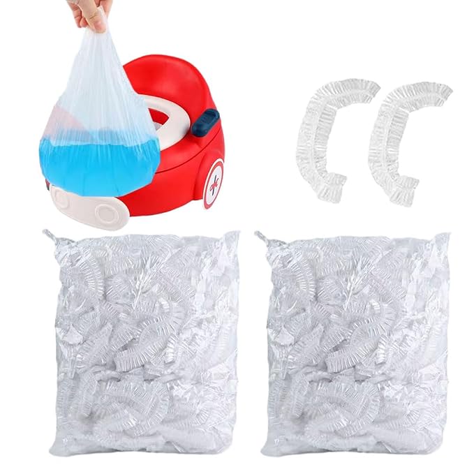 Potty Chair Liners with Elastic, Portable Potty Training Bags, Potty Refill by OULIGET