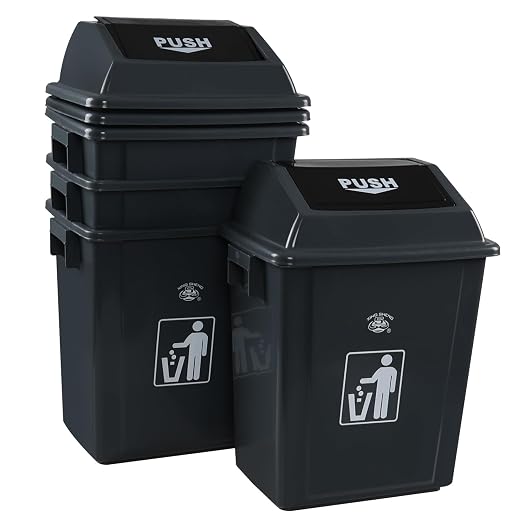 8 Gallon Plastic Kitchen Trash Can by Tyminin