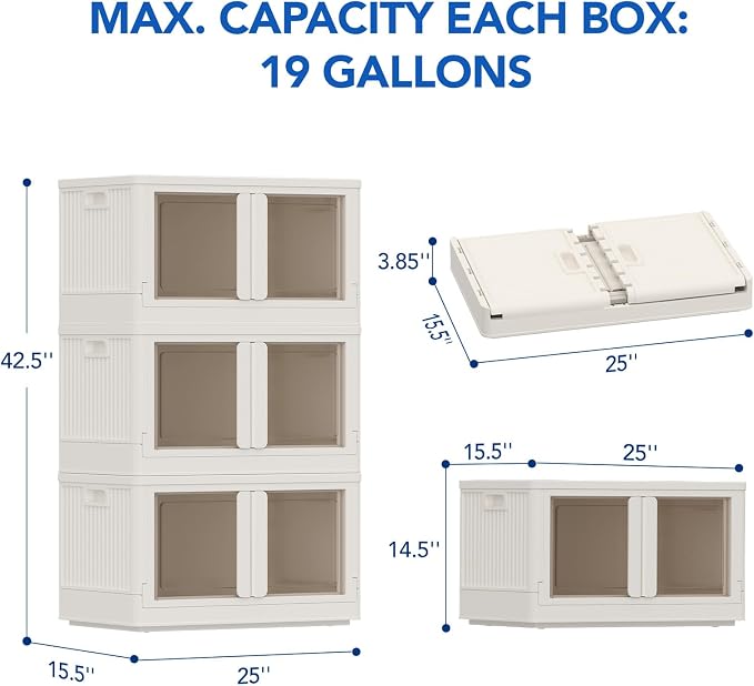 FLEXIMOUNTS 228 QT Stackable Storage Bins - Image 8