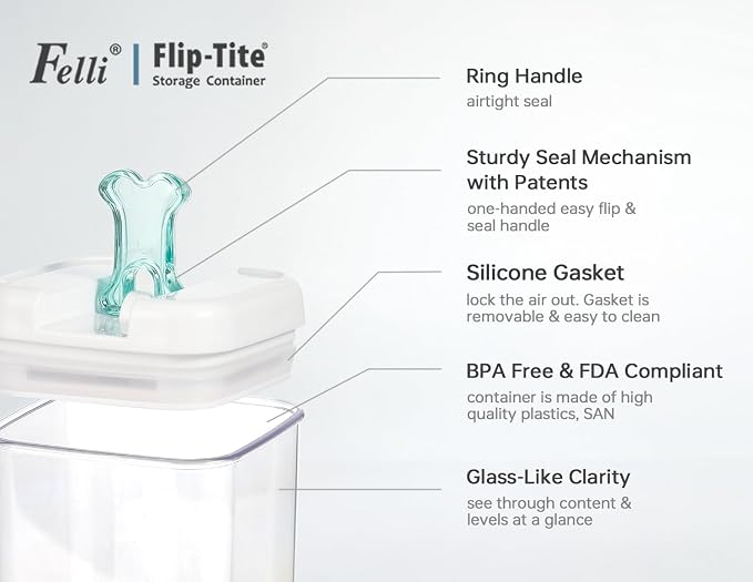 Felli Flip Tite Pet Food Container - Image 5