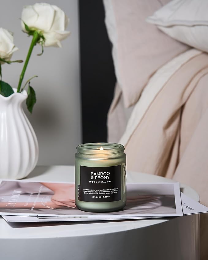 M&SENSE Bamboo Peony Spring Jar Candles - Image 7
