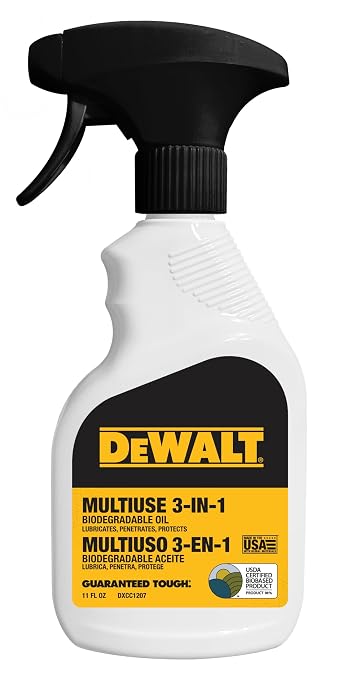 DEWALT 3 in 1 Multi Purpose Biodegradable Penetrating Oil – Professional Grade by DEWALT