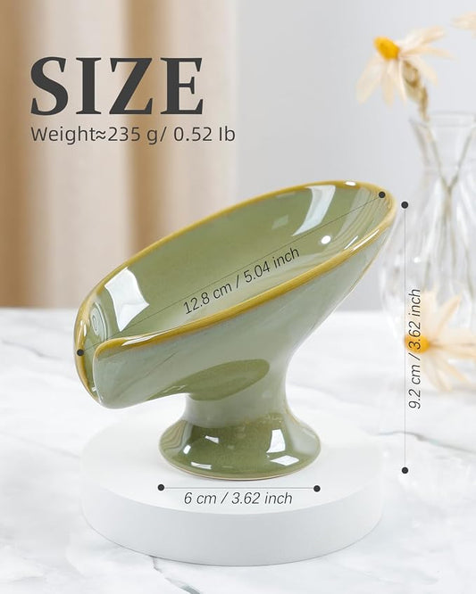 Soap Dish, Self Draining Bar Soap Holder - Image 2