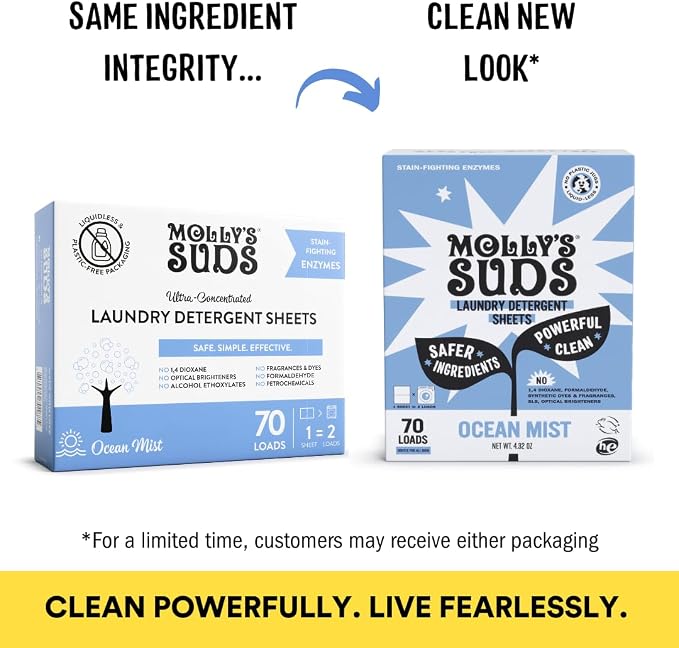 Molly’s Suds Laundry Detergent Sheets | Gentle on Sensitive Skin, Powerful - Image 2
