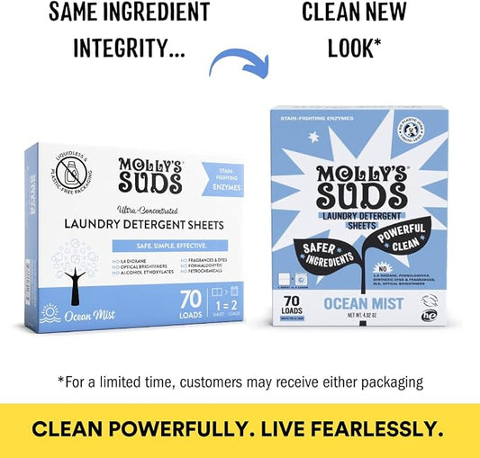 Molly’s Suds Laundry Detergent Sheets | Gentle on Sensitive Skin, Powerful - Image 2