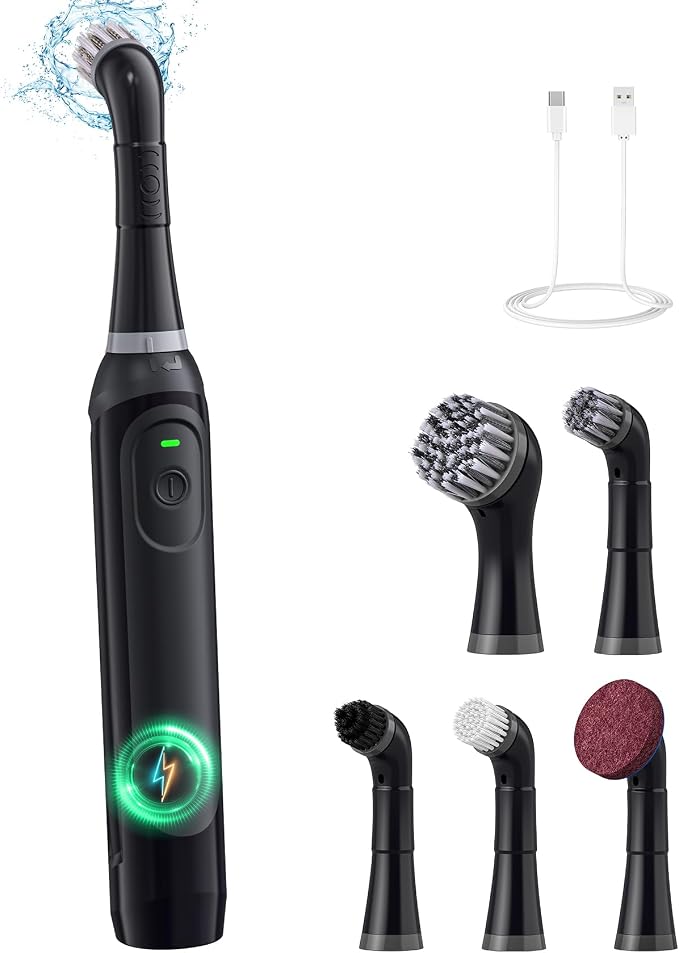 Sweepulire Rechargeable Electric Grout Brush, 2025 New Power Cleaning Brush - Image 9