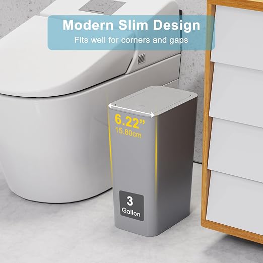 N. NETDOT 3 Pack Small Trash Can - Image 2