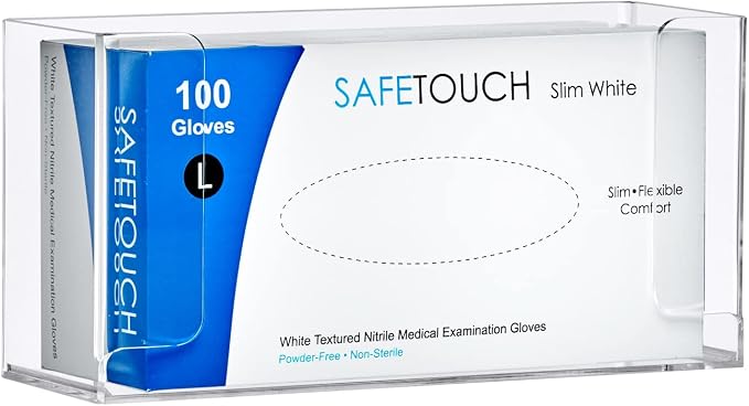 Amazing Abby Acrylic Glove Box Holder, Wall-Mounted Glove Dispenser, Floating by AmazingAbby