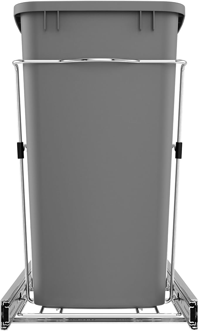 Rev-A-Shelf Pullout Trash Can for Kitchen Cabinets 35 Qt Garbage Waste - Image 9